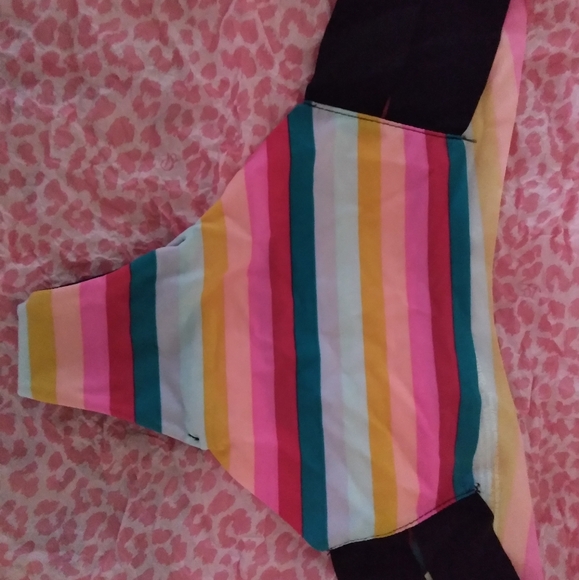 New Htf Victoria's Secret Pink Rainbow Panty - Picture 1 of 1
